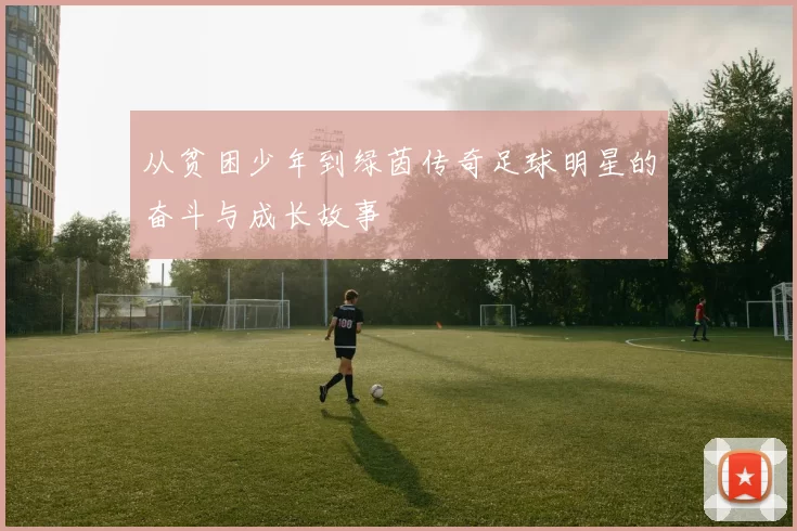 从贫困少年到绿茵传奇足球明星的奋斗与成长故事